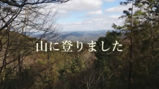 山に登りました